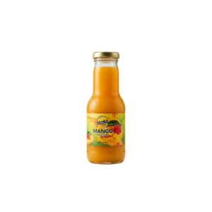 Botella de jugo de mango